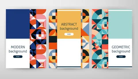Bauhaus Web Design Stock Illustration
