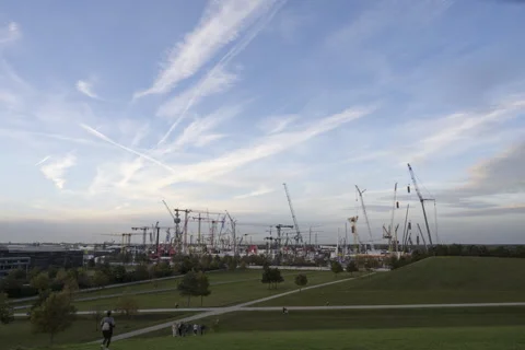 Bauma Munich 2022 Timelapse Video stock 223212744