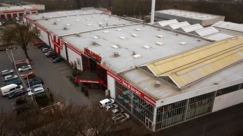 Baumarkt Hellweg Hardware Store Stock Footage 105269732