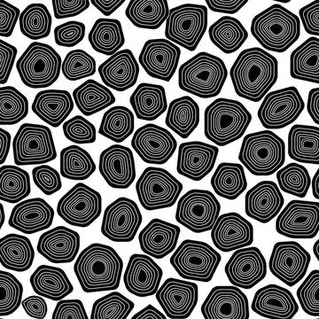 Baumscheiben seamless pattern Copyright: xZoonar.com/angetax 8072624  Foto stock