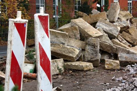 Baustelle Foto stock