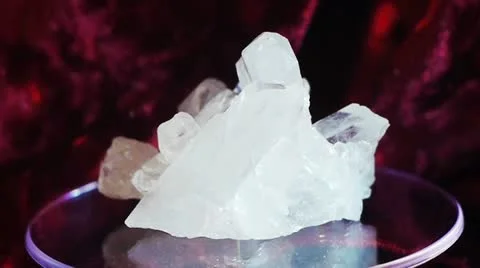 Bautiful rhinestone gem rotating Video stock 18159813