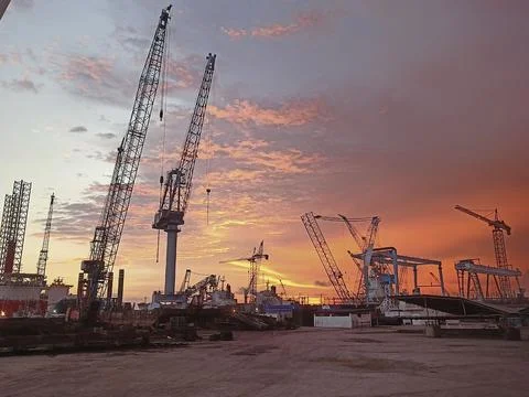 Bautiful sunset Stockfoto's