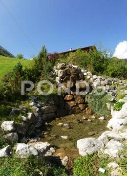Bavaria Berchtesgaden National Park Ramsau Medical Herbal plant garden Europe Stock Photos