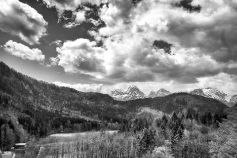 Bavaria landscape Stock Photos