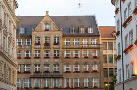 Bavarian architecture Stock Photos