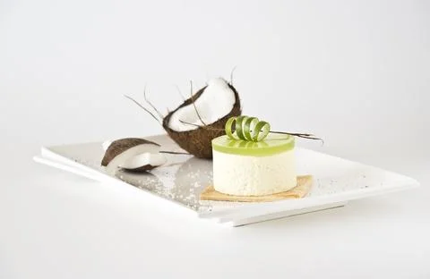 The Bavarian cake. Stock Photos