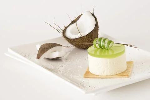 The Bavarian cake. Stock Photos
