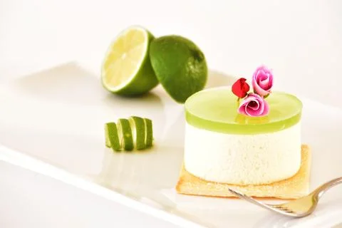 The Bavarian cake. Stock Photos