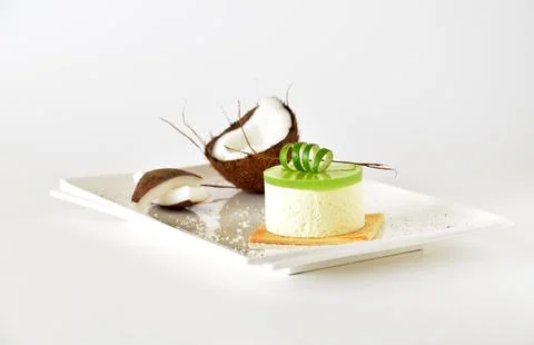 The Bavarian cake. Stock Photos