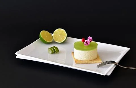 The Bavarian cake. Stock Photos