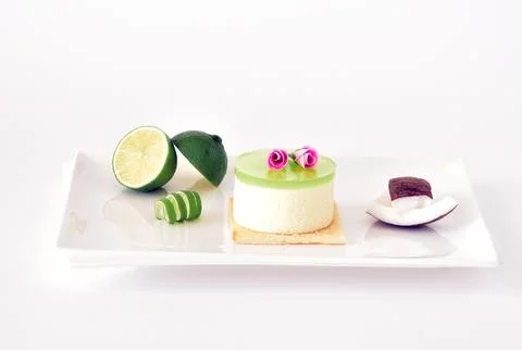 The Bavarian cake. Stock Photos