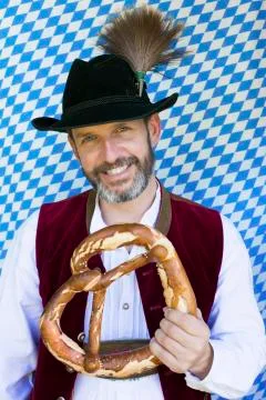 Bavarian man Stock Photos