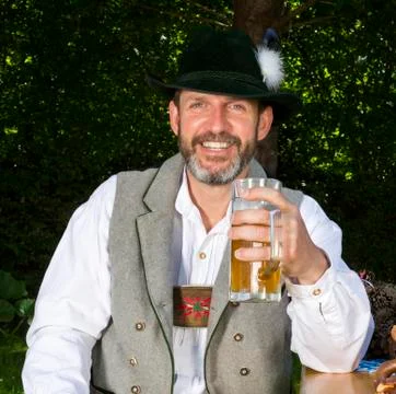 Bavarian man Stock Photos