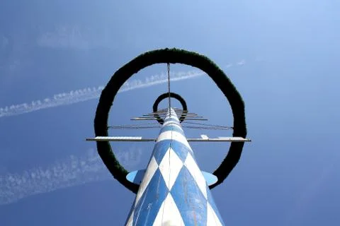 Bavarian maypole Stock Photos