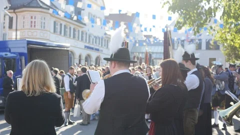Bavarian Musicians Stock Footage 88291099