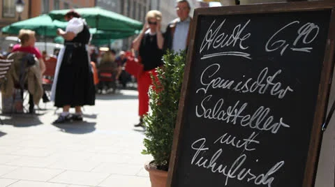 Bavarian restaurant Video stock 24618843