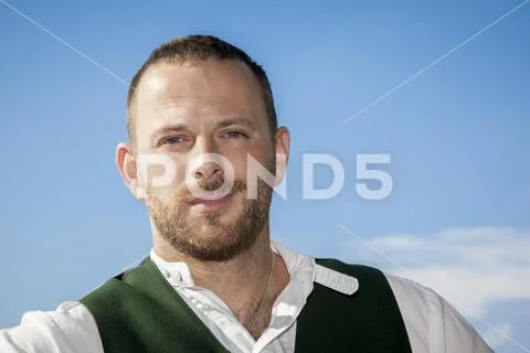 Bavarian tradition man portrait Stock Photos