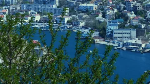 Bay and the City Stock Footage 89175065