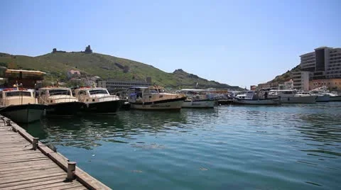Bay of Balaklava. Stock Footage 10923062