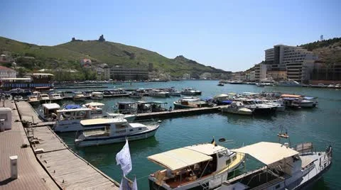 Bay of Balaklava. Stock Footage 10923104