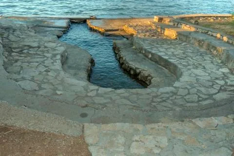 Bay on the beach Stock Photos