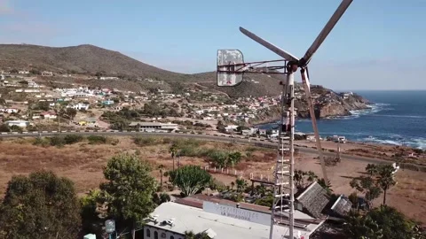 Bay behind la Bufadora, Ensenada, Baja california, Mexico Video stock 139603055