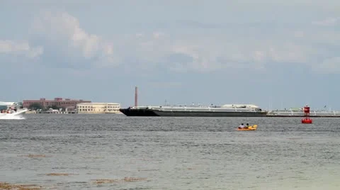 Bay Boating Stock Footage 11189655