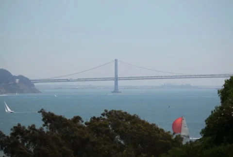 Bay Bridge 04 SD Video stock 8846875