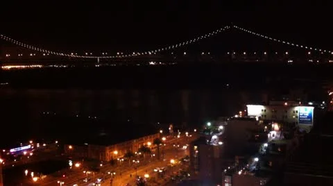 The bay bridge Stock Footage