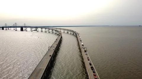 Bay Bridge MD Foto stock