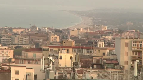 Bay of Catania, Sicily. Stock Footage 49068665