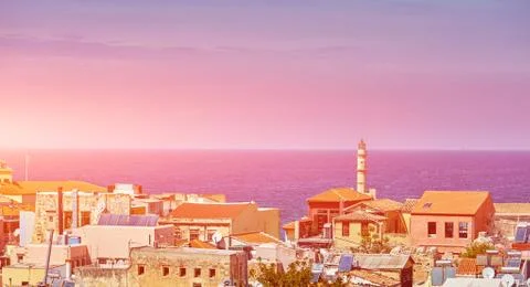 Bay of Chania Stock Photos