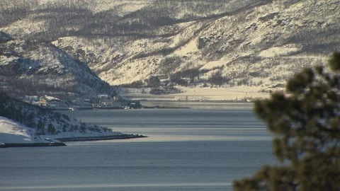 The bay of the city Alta Stock Footage 156182925