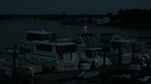 Bay at Dusk Stock Footage 28058996