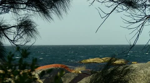 Bay Of Fires Stock Footage 10564875