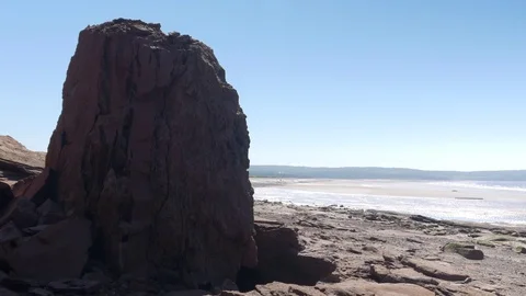 Bay of Fundy Beach. Stock Footage 77009445