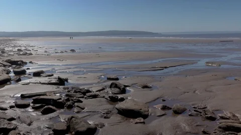Bay of Fundy Beach. Stock Footage 77010636