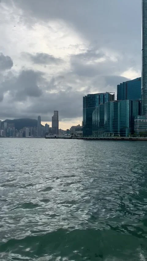 Bay in Hong Kong Video stock 341622840