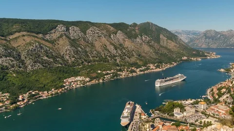 Bay of Kotor Panorama Video stock 116653188