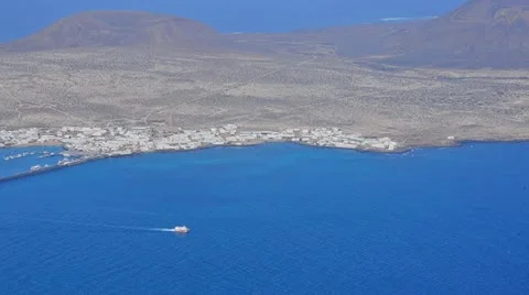 The bay of lanzarote Video stock 10826338