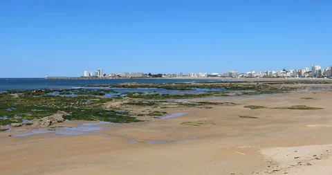 Bay of Les Sables d'Olonne Stock Footage 196711155