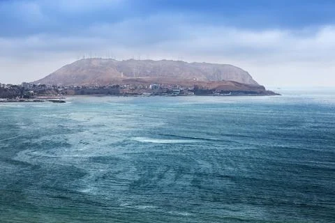 Bay in Lima Foto stock