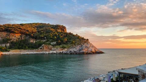 A bay in the Mediterranean Stock Photos
