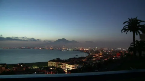 Bay of Naples from Stabia (timelapse) Video stock 790563