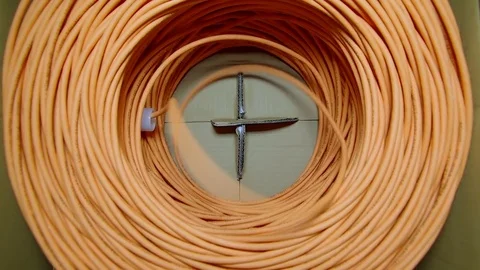 Bay of a network cable (inside) Stock Footage 82533629