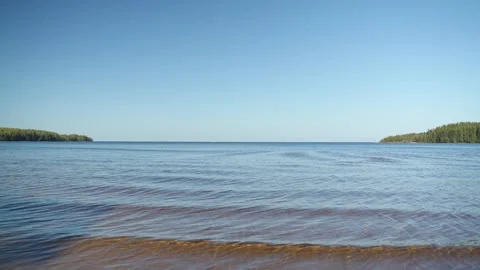 Bay of Onega Lake Video stock 287476576