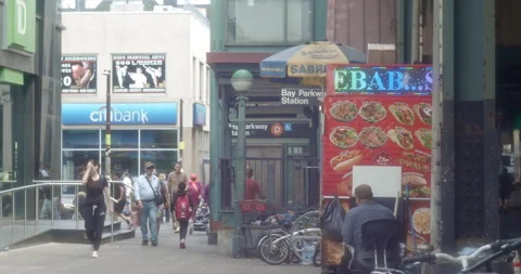 The Bay Parkway Subway Station 86th Stock Video Pond5