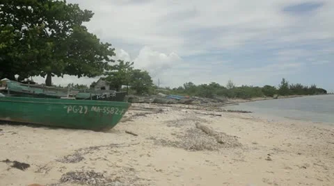 Bay of pigs beach Stock Footage 12366385