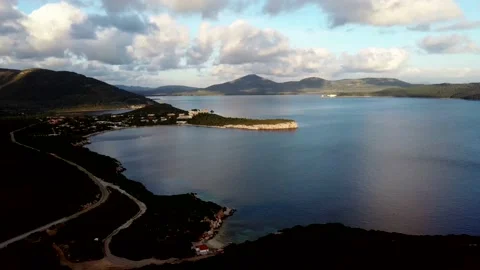 The bay of Porto Conte Stock Footage 138891488
